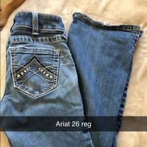 Ariat bootcut jeans size 26 reg